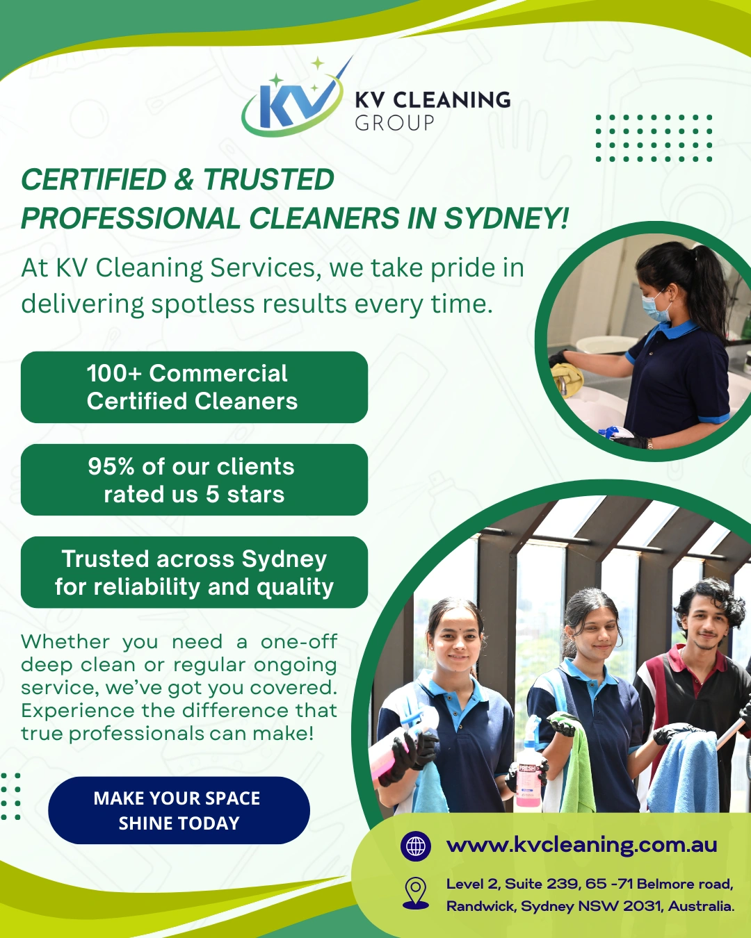 Professional cleaning services for corporate offices in Sydney