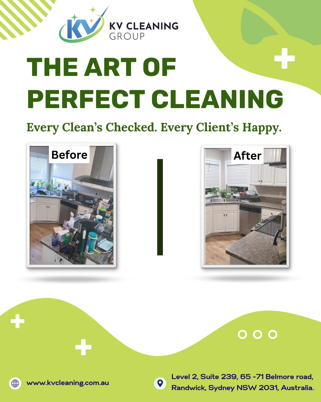 Commercial workspace cleaning by KV Cleaning Group Sydney