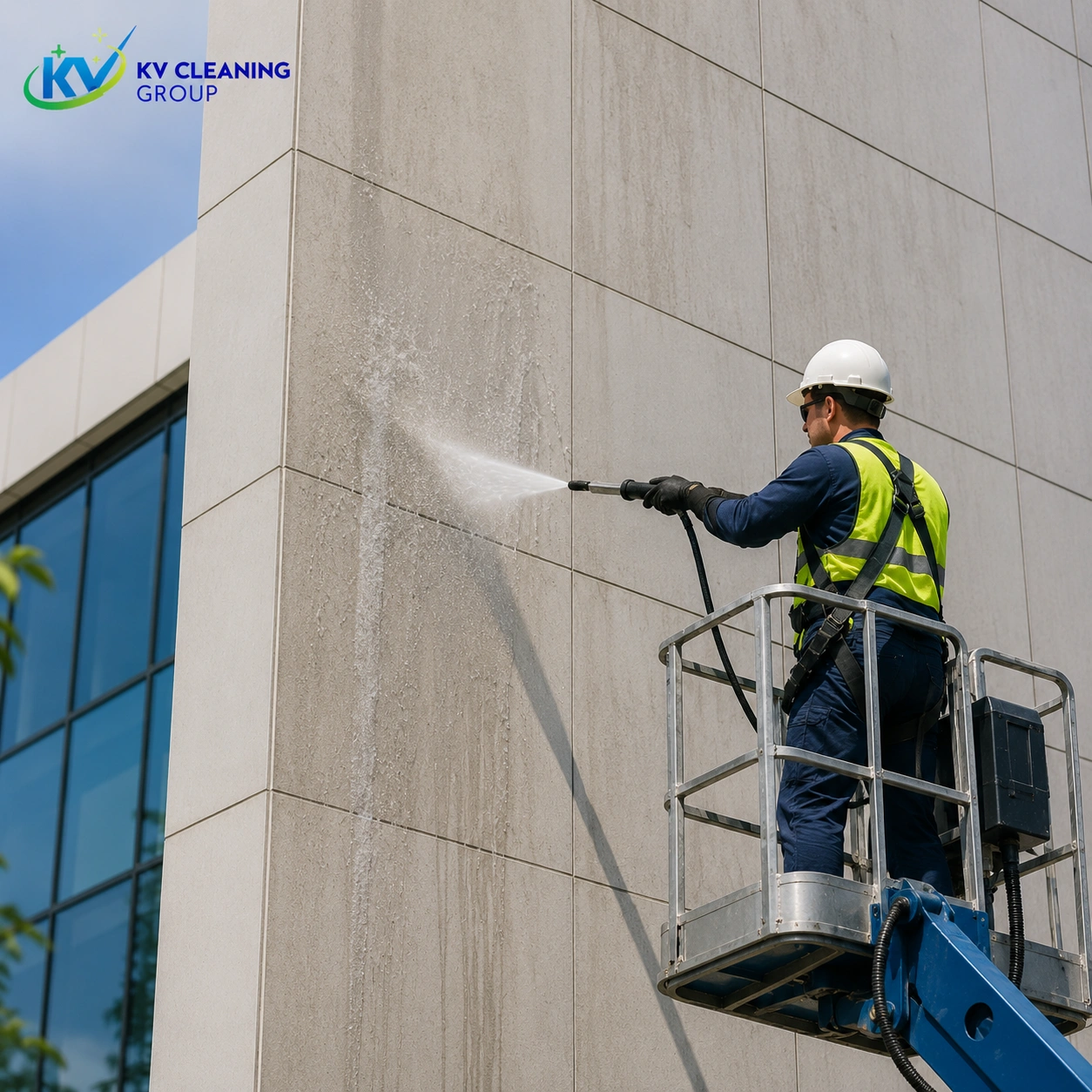 Professional facade cleaning service for commercial buildings in Sydney