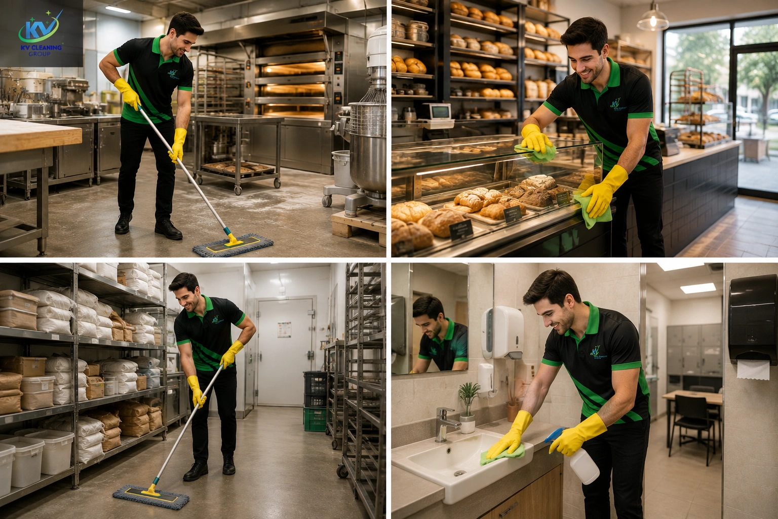 Bakery production area cleaning in Sydney