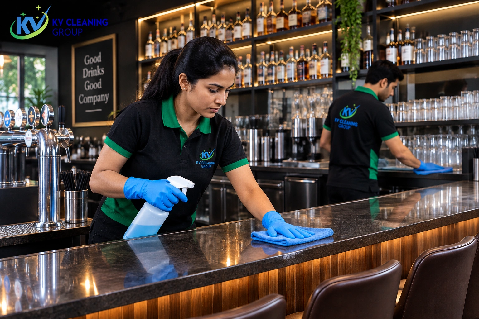 Bar counter cleaning in Sydney