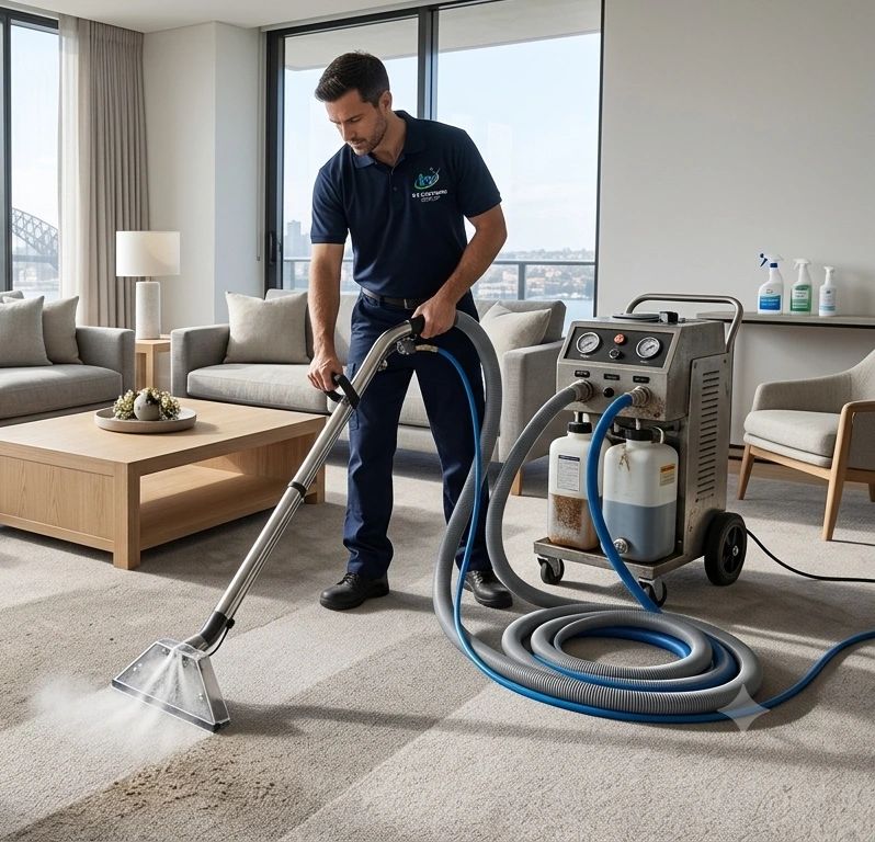 Professional carpet cleaning assessment by KV Cleaning Group