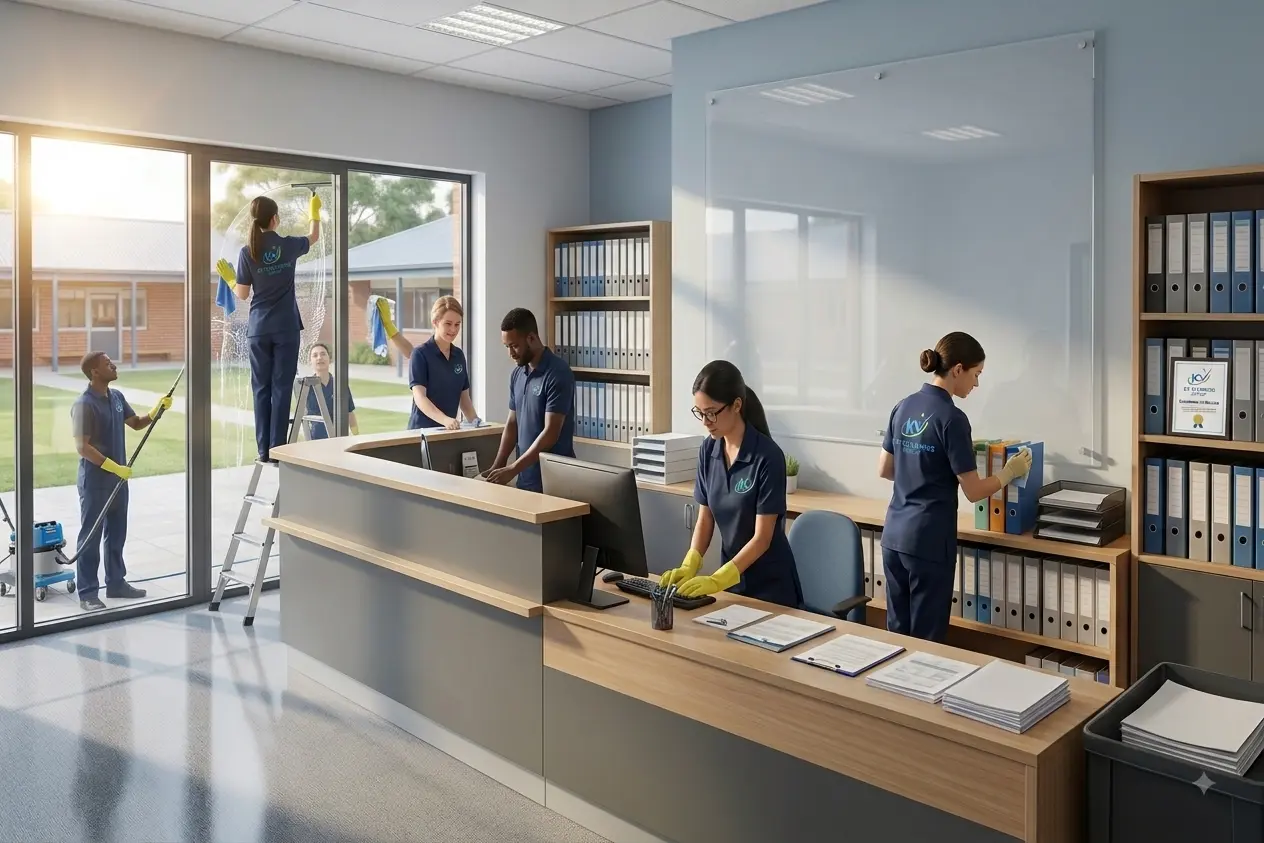 Professional school cleaning during term time