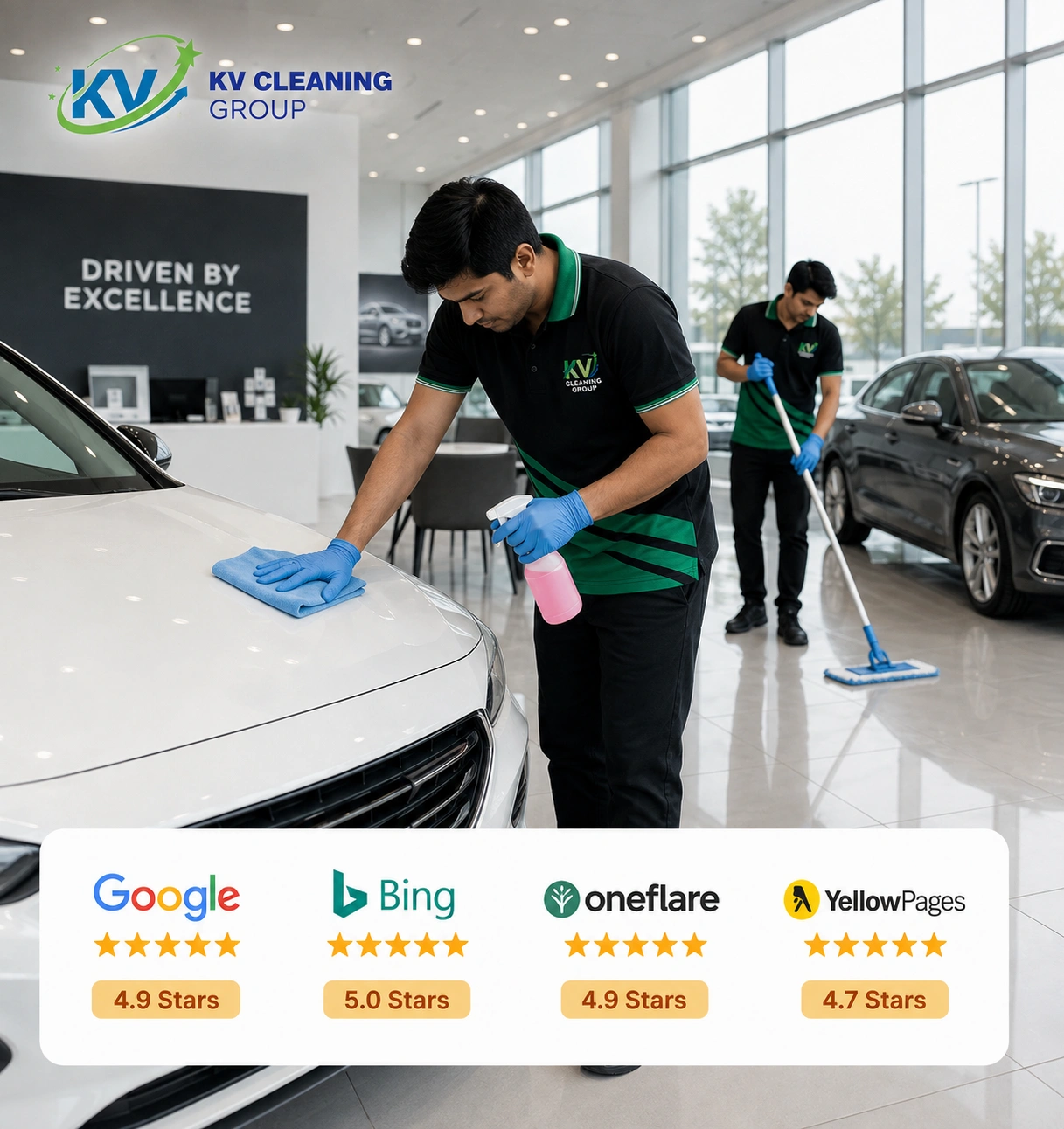 Professional showroom cleaning in Sydney