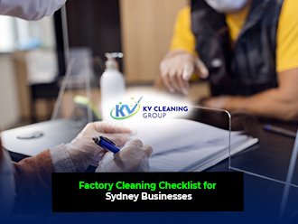 Factory Cleaning Checklist for Sydney Businesses