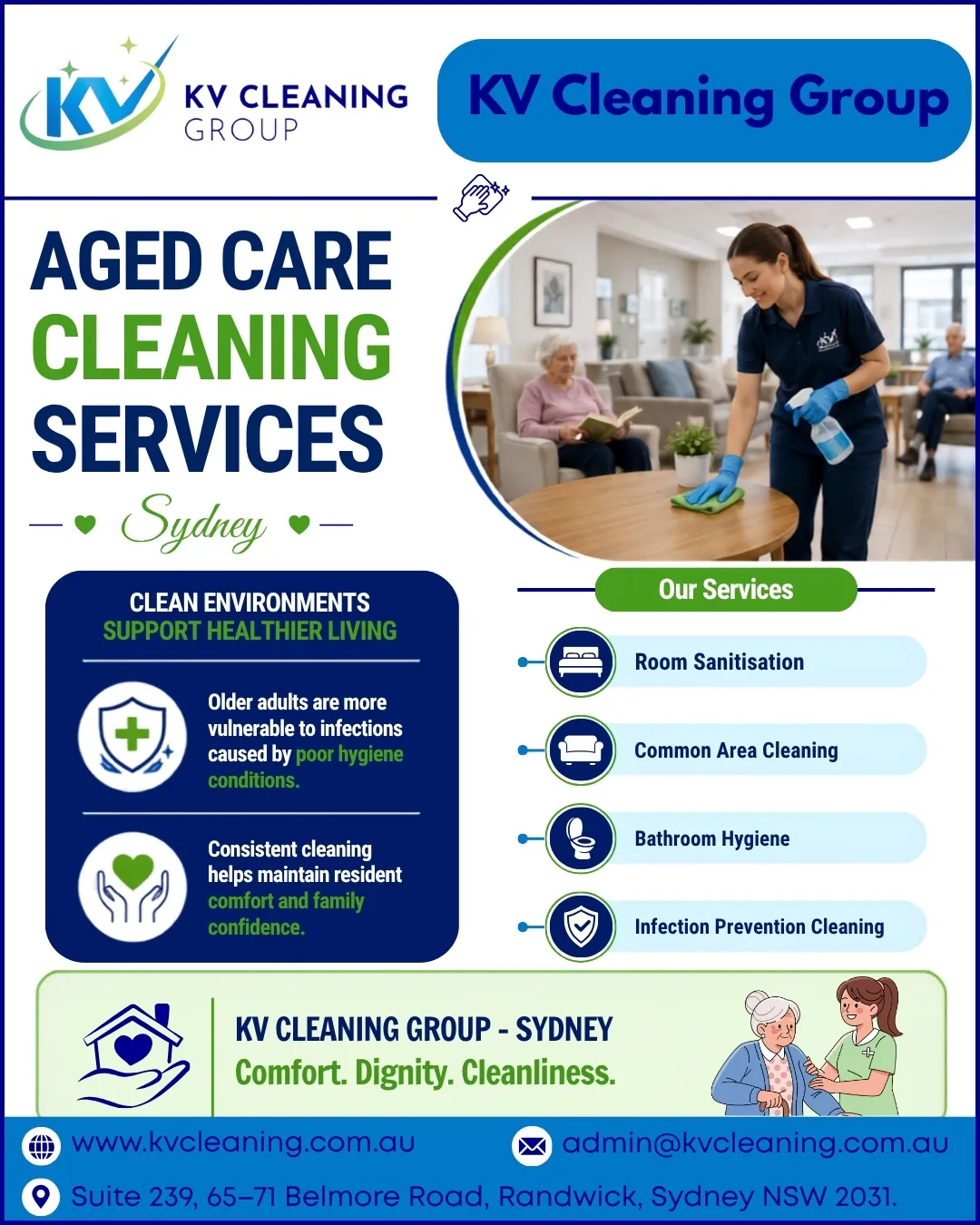 Aged Care & Nursing Home Facility Cleaning