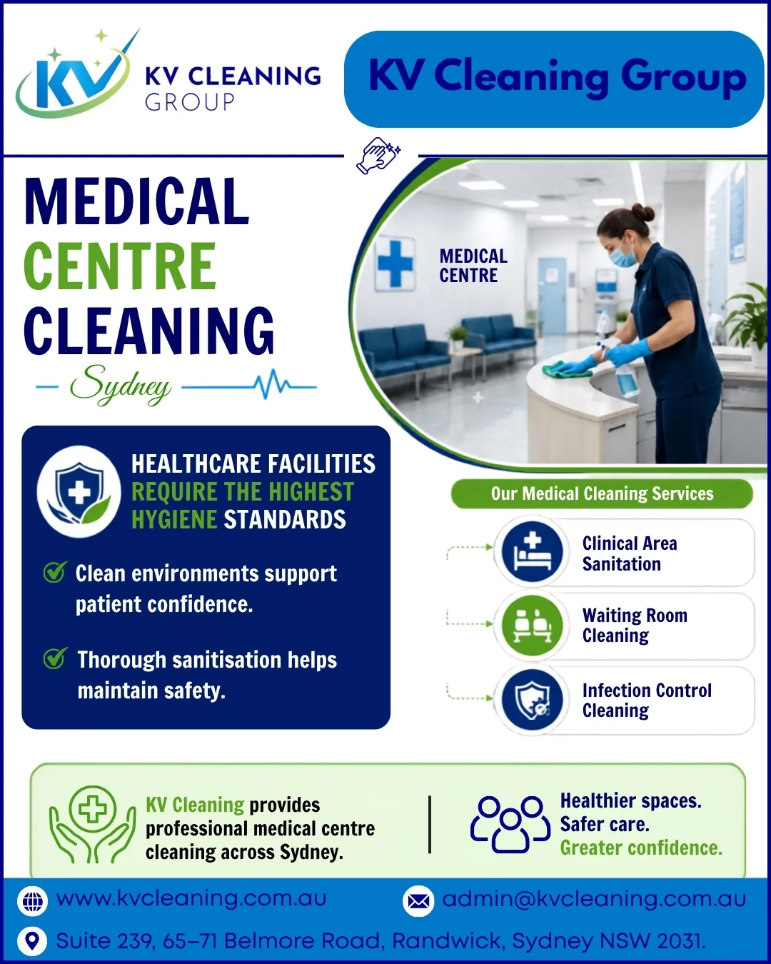 Medical Centre & Healthcare Facility Cleaning