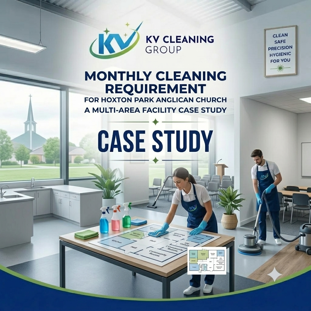 Monthly Cleaning Requirement for Hoxton Park Anglican Church: A Multi-Area Facility Case Study
