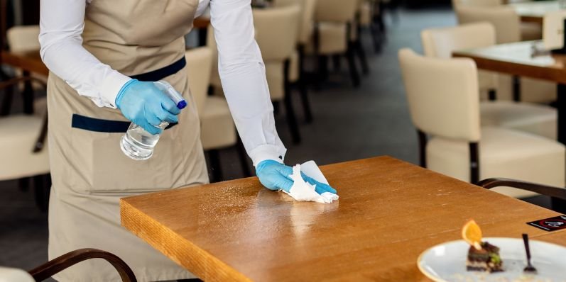 key areas to deep clean in a pub