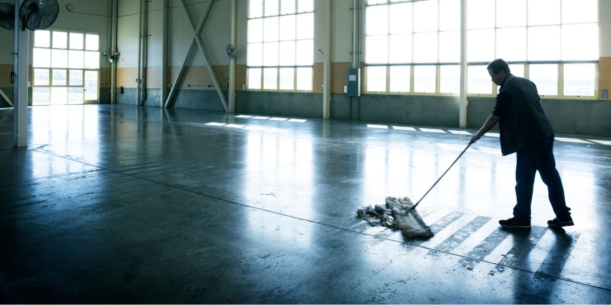 Warehouse floor cleaning in Sydney